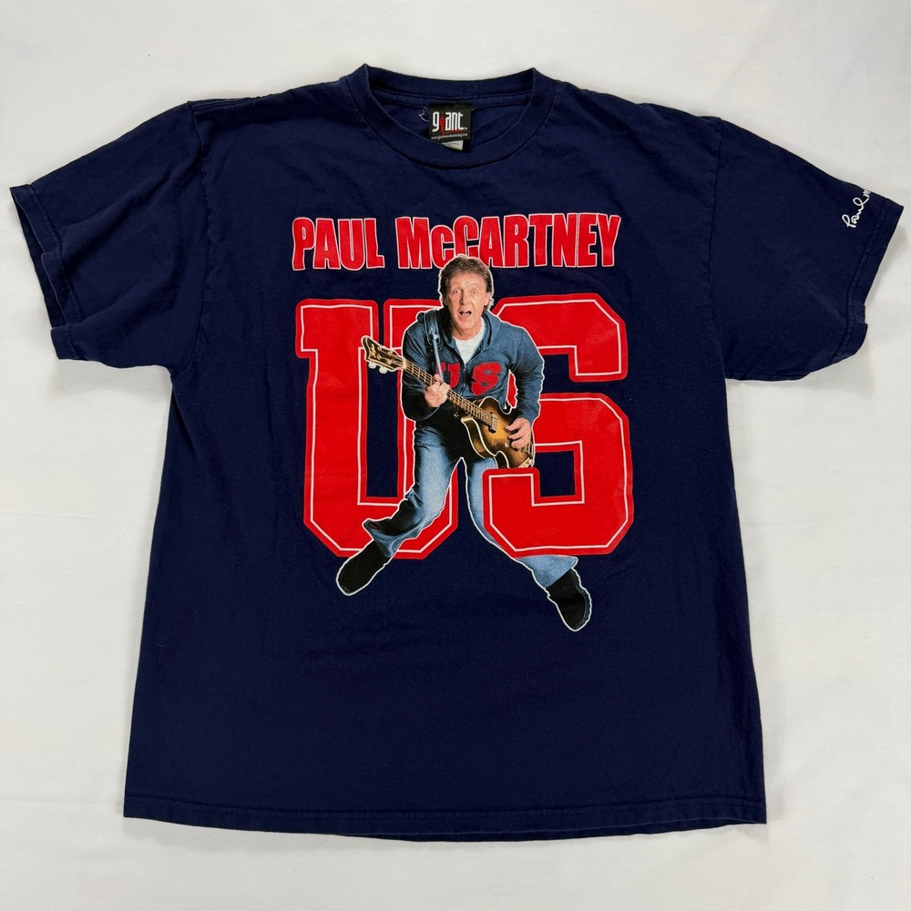 Paul McCartney US Concert Tour T Shirt Mens Large 2005 Giant‎ Merchandising
